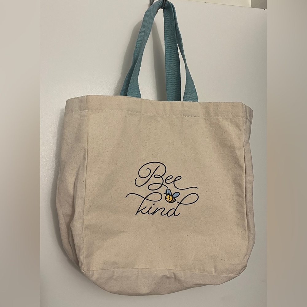 Bee Kind Canvas Tote